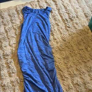 Belly Bandit Blue Marbled sleeveless dress size medium